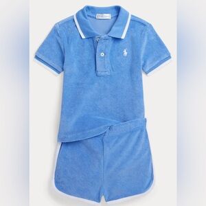Ralph Lauren | Terry Polo Shirt & Short Set - Baby Boy